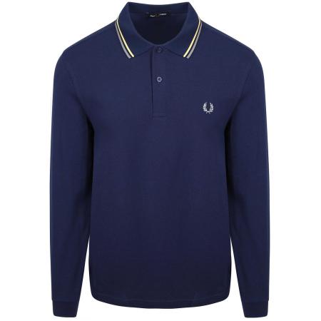 Fred Perry Longsleeve Polo Navy 48A