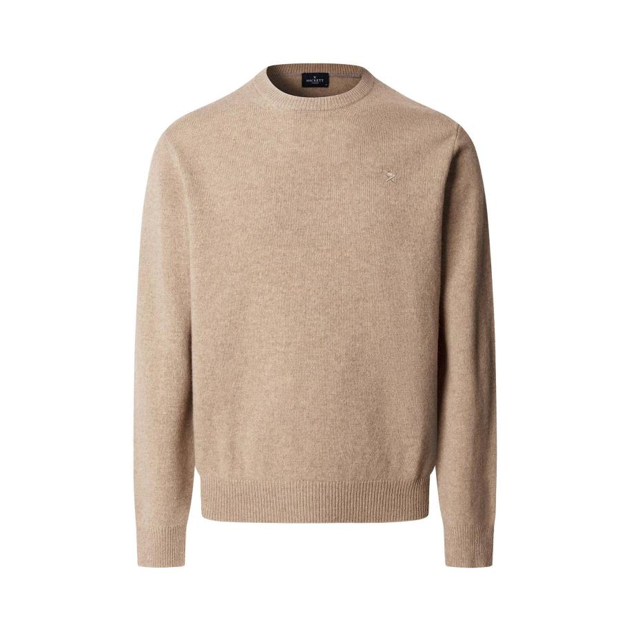 Hackett London Trui donkerbeige Bruin