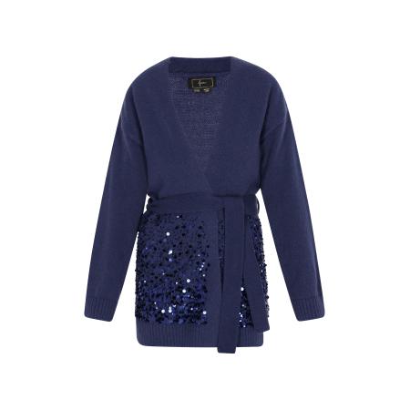 Faina faina Gebreid vest navy