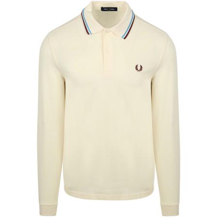 Fred Perry Longsleeve Polo Ecru Z46