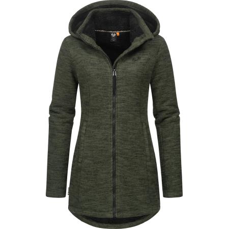 Ragwear Ragwear Gebreid vest Leysha donkergroen