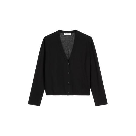 Marc O'Polo Marc OPolo Gebreid vest zwart