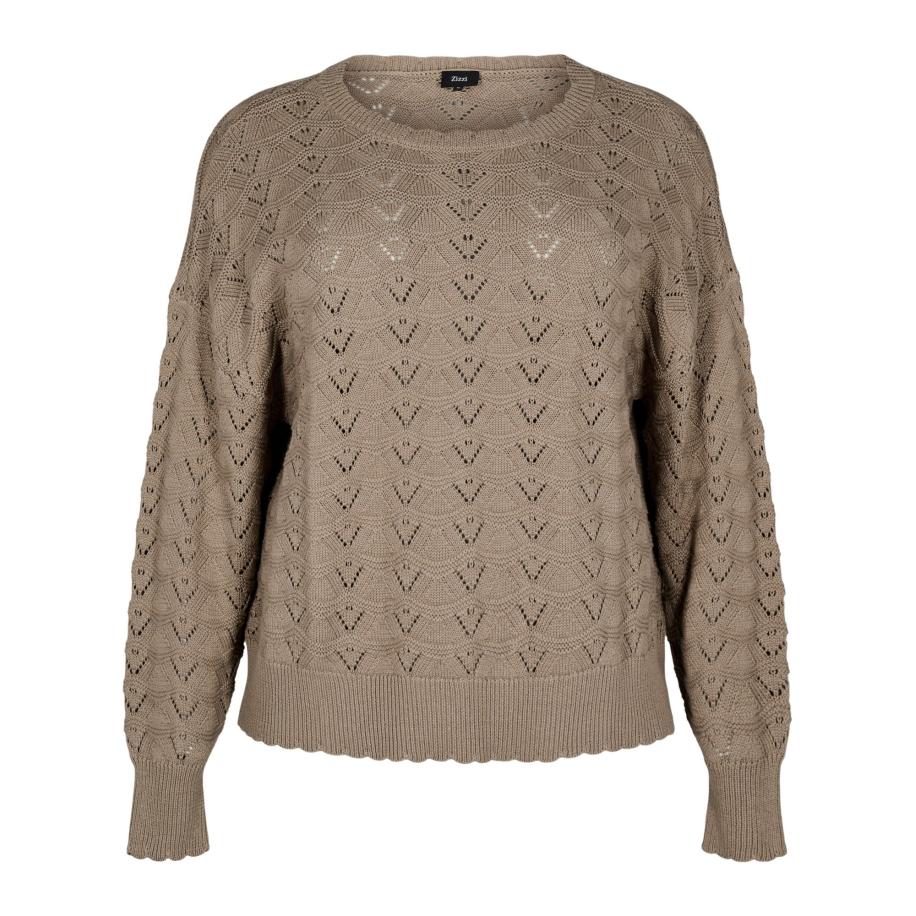 Zizzi Zizzi Trui CAEMMI taupe -