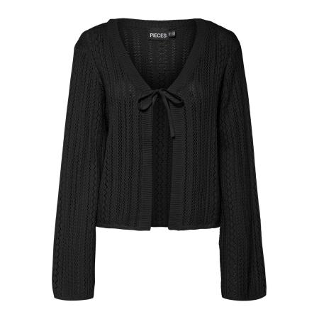 Pieces PIECES Gebreid vest PCNuka zwart