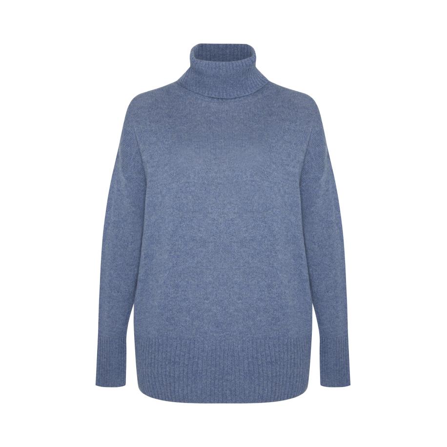 Style Republic Style Republic Oversized trui blauw gemêleerd -