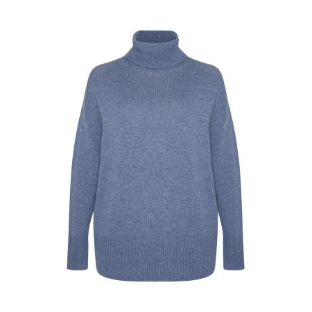 Style Republic Style Republic Oversized trui blauw gemêleerd