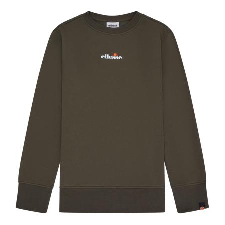 ELLESSE Sweatshirt Kiamto 2 olijfgroen / lichtoranje / rood / wit