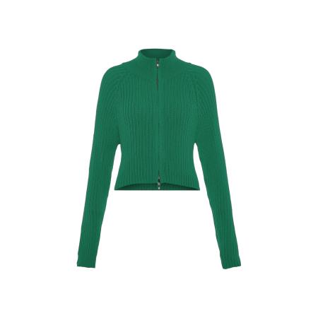 Libbi Libbi Gebreid vest groen