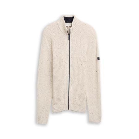 Tom Tailor TOM TAILOR Gebreid vest wolwit