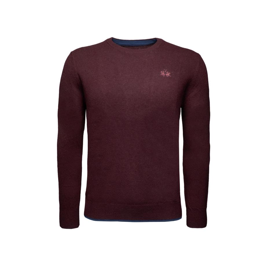 La Martina La Martina Trui wijnrood -