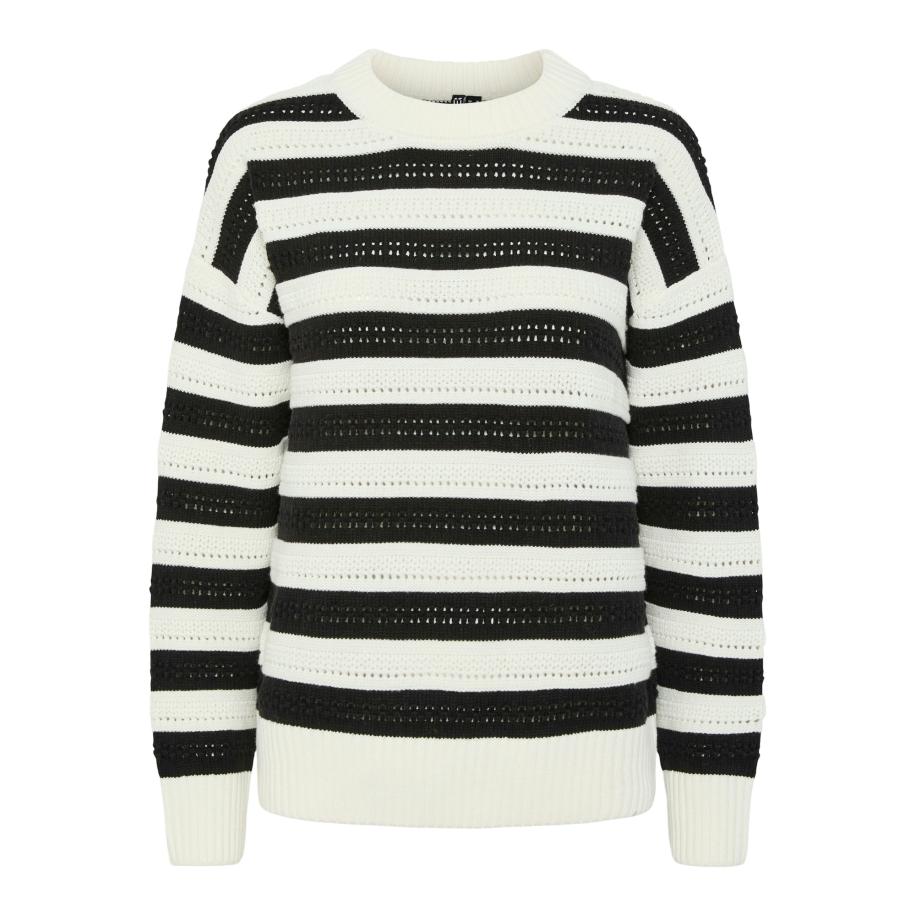 Pieces PIECES Trui PCFanni zwart / wit -