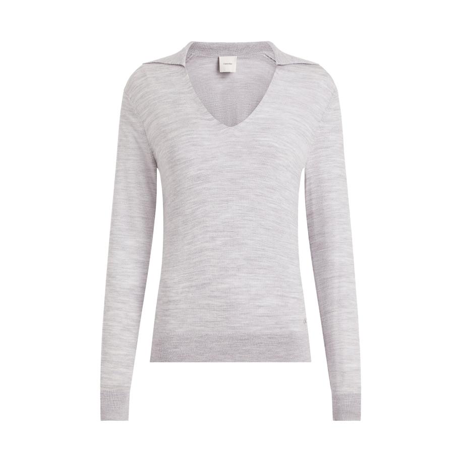 Calvin Klein Calvin Klein Trui grijs gemêleerd -