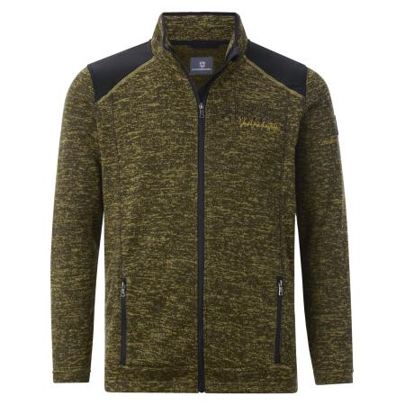 jan vanderstorm Jan Vanderstorm Gebreid vest Halvik riet / zwart