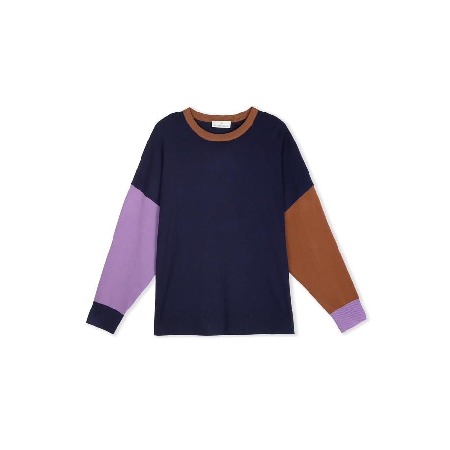 Lola Casademunt Lola Casademunt Trui bruin / pruim / lichtlila -