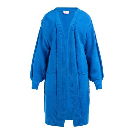 IZIA IZIA Gebreid vest royal blue/koningsblauw