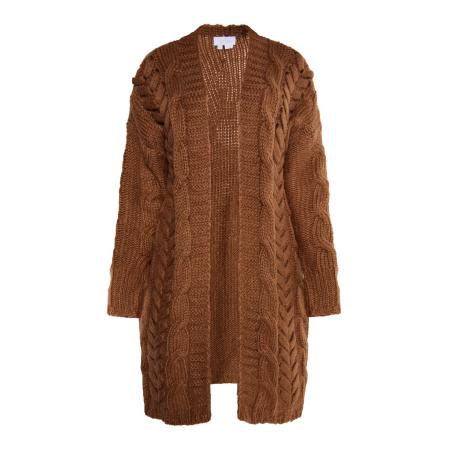 Usha usha WHITE LABEL Gebreid vest bruin