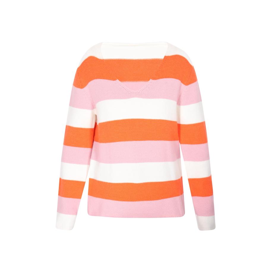 SANIKA SANIKA Trui mandarijn / rosa / wit -