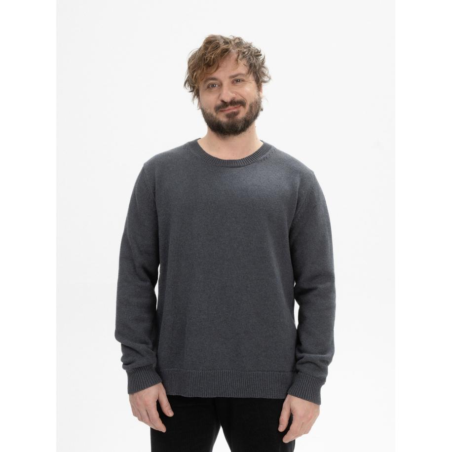 MELA Trui Charun antraciet Grijs