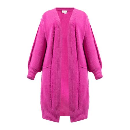 IZIA IZIA Gebreid vest pink