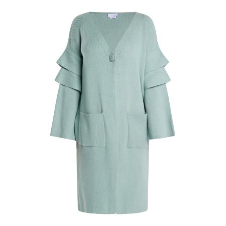 Usha usha WHITE LABEL Gebreid vest mintgroen