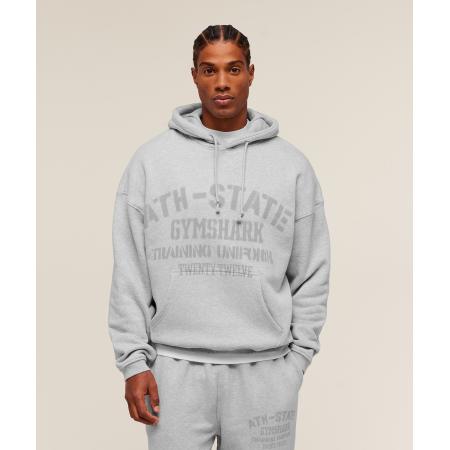 Gymshark Collegiate Hoodie Soft Grey Marl