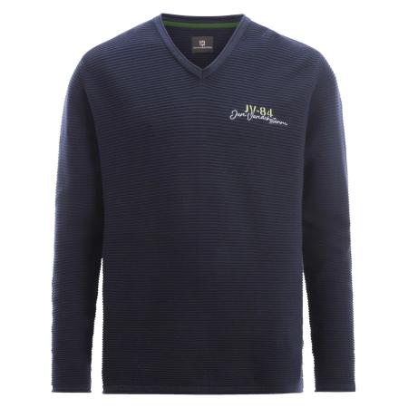 jan vanderstorm Jan Vanderstorm Trui Perrikvik donkerblauw