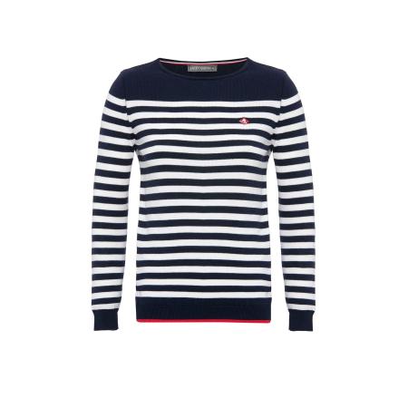 Jacey Quinn Jacey Quinn Trui marine / pueblo / rood / wit