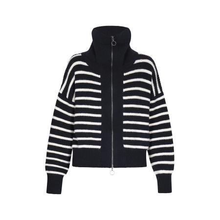 DreiMaster DreiMaster Maritim Gebreid vest marine / wolwit