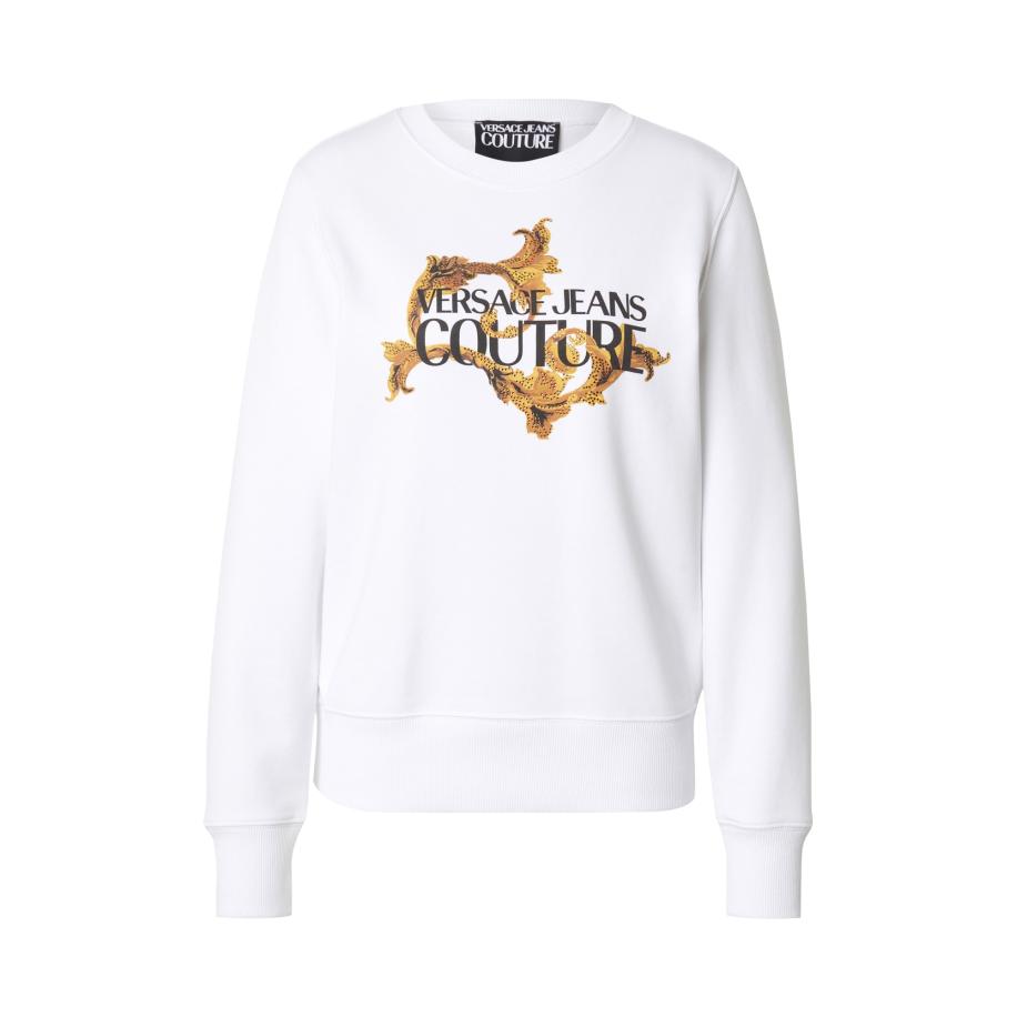 Versace Versace Jeans Couture Sweatshirt bruin / karamel / zwart / wit -