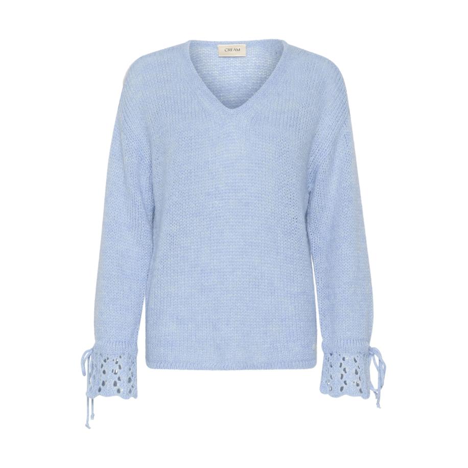 Cream Cream Trui Niso hemelsblauw -