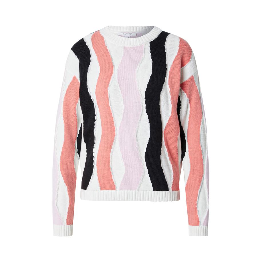 b.young b.young Trui OMA sering / zalm roze / zwart / wit -