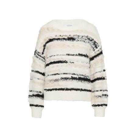 comma casual identity comma casual identity Trui crème / zwart