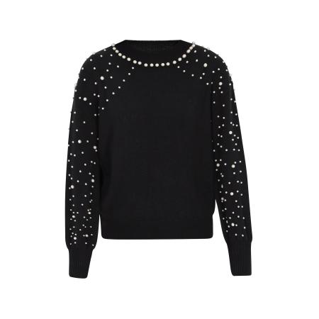 NAEMI Trui zwart / wit