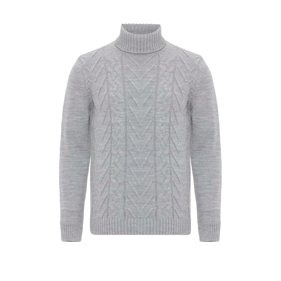 Williot Williot Trui grijs gemêleerd -