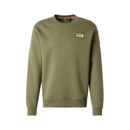 Alpha Industries ALPHA INDUSTRIES Sweatshirt bruin / kaki / olijfgroen / wolwit