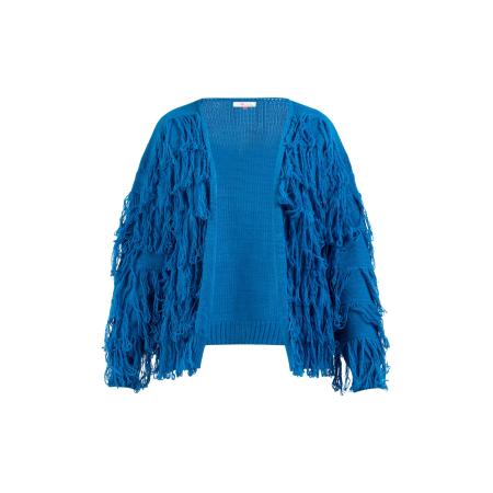 IZIA IZIA Gebreid vest royal blue/koningsblauw