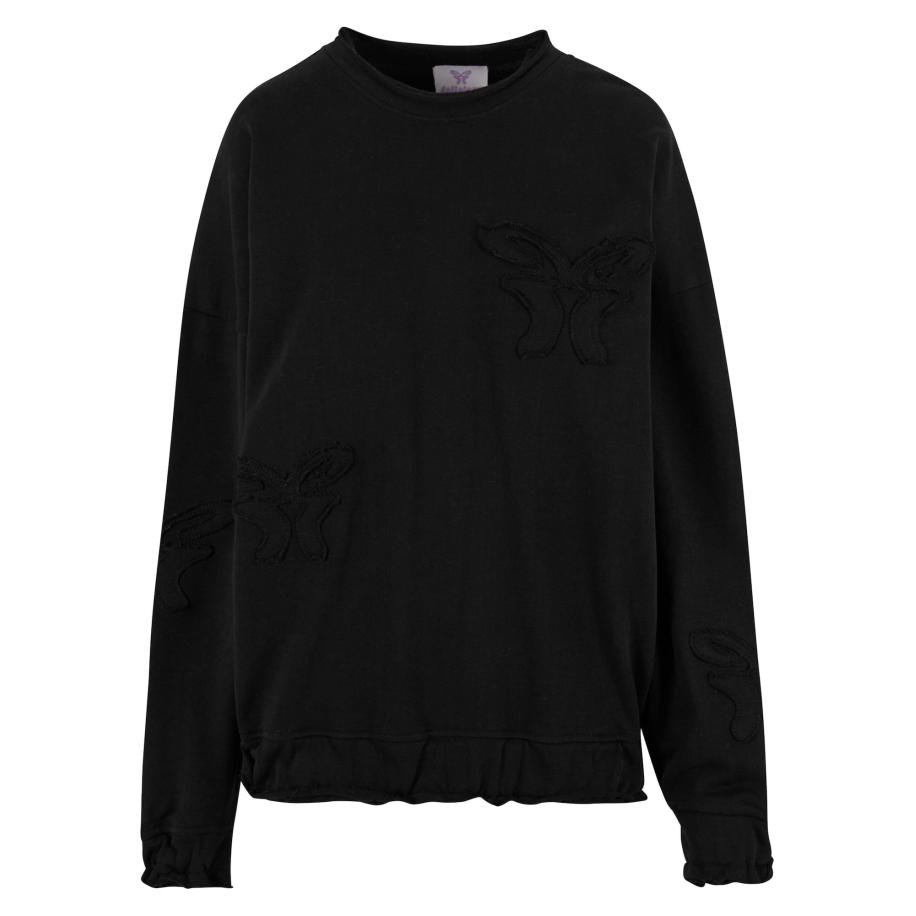 Felicious Sweatshirt zwart Zwart