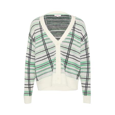 s.Oliver s.Oliver Gebreid vest groen / zwart / wit