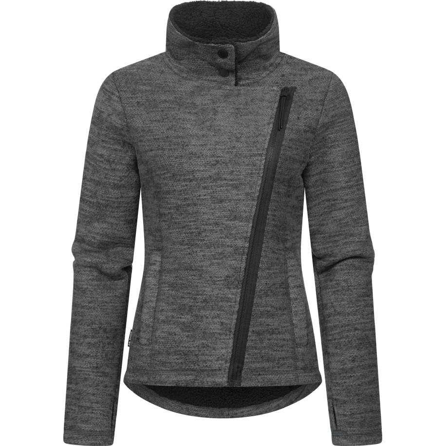 Ragwear Ragwear Fleece jas Saskie donkergrijs -