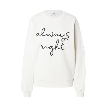 Catwalk Junkie CATWALK JUNKIE Sweatshirt Always Right zwart / wit
