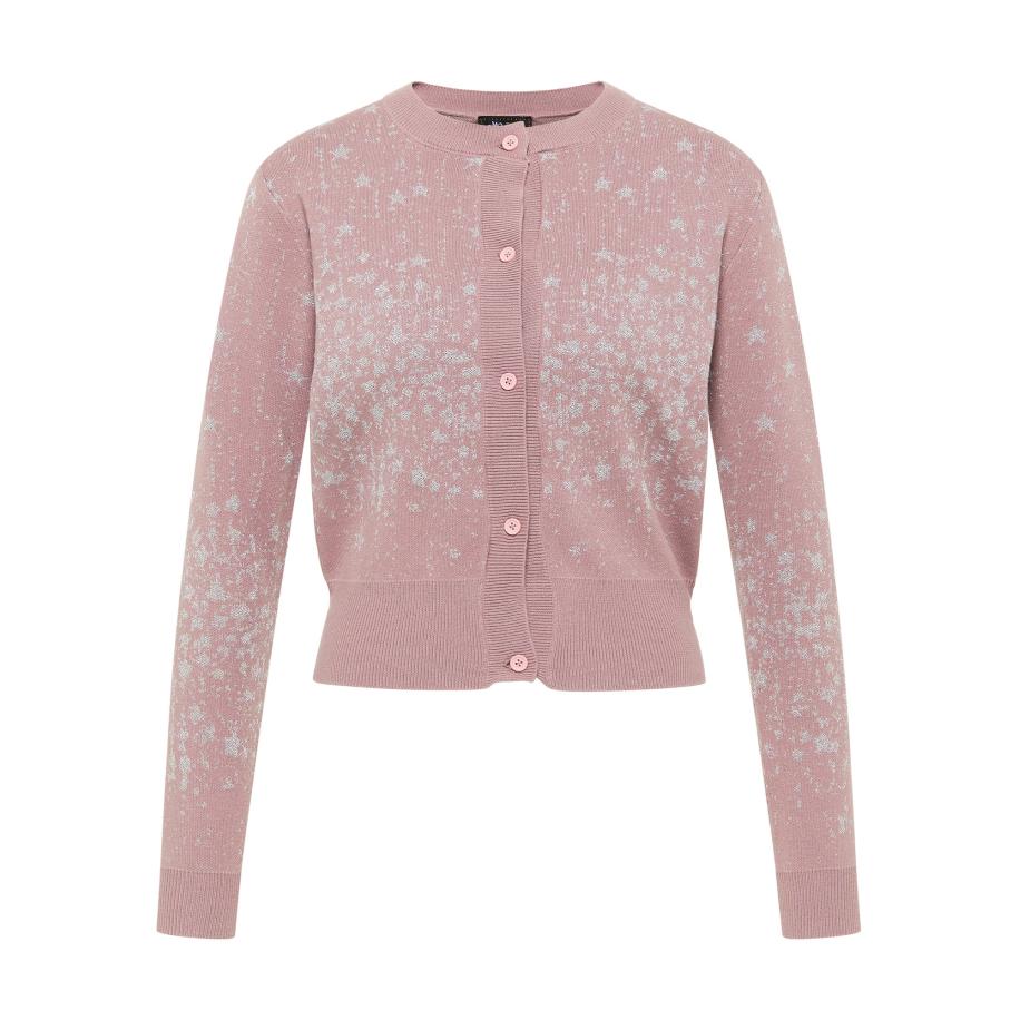 MyMo At Night myMo at night Gebreid vest grijs / oudroze -