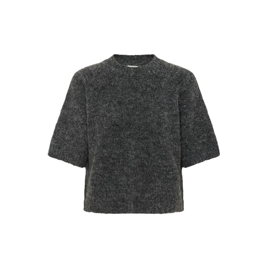 Kaffe Kaffe Trui Emilie donkergrijs -