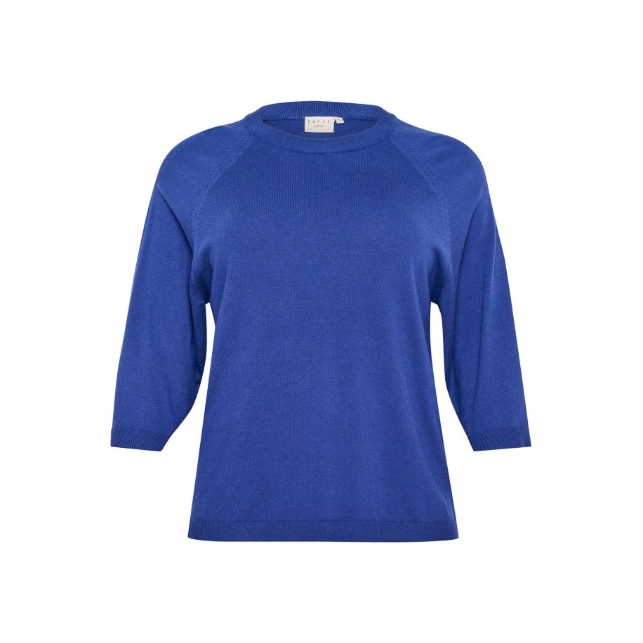 KAFFE CURVE Trui Gitta saffier Blauw