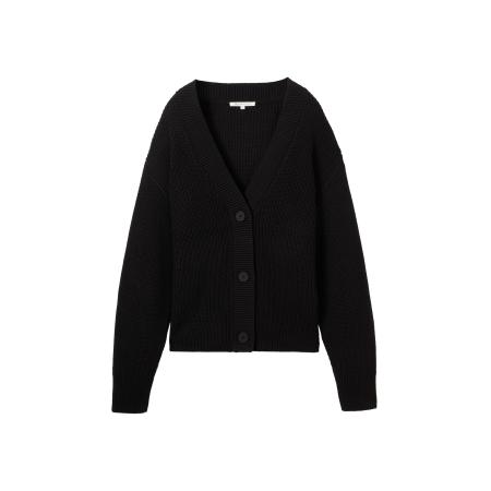 Tom Tailor TOM TAILOR DENIM Gebreid vest zwart