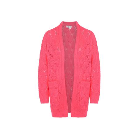 IZIA IZIA Gebreid vest pink