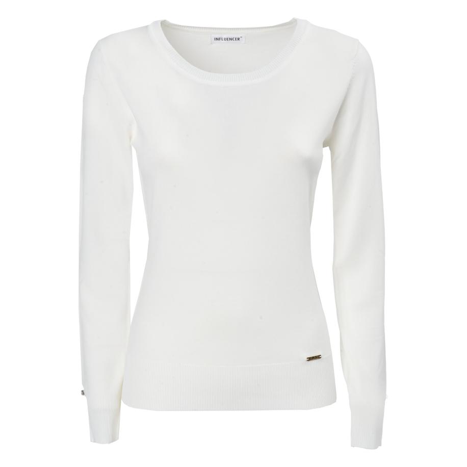 Influencer Influencer Trui wit -