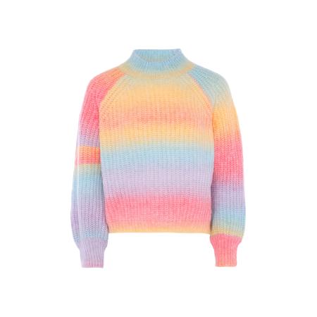 Sidona Trui hemelsblauw / lavendel / mandarijn / magenta