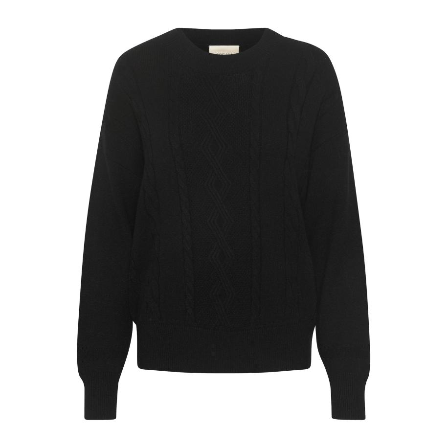 Cream Cream Trui Dela zwart -
