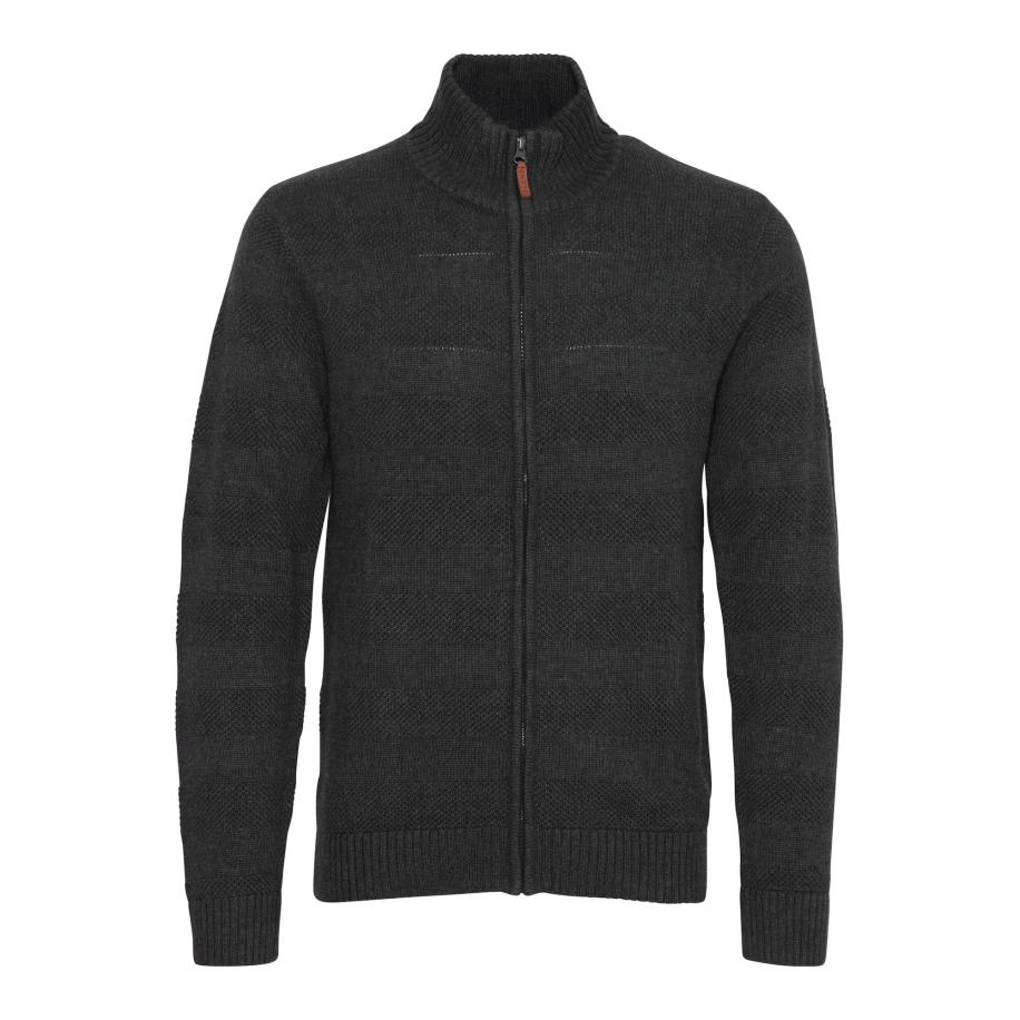 BLEND Gebreid vest GALMARO grijs Grijs