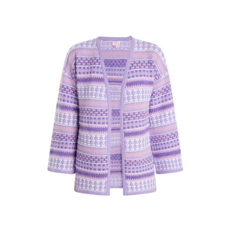 IZIA IZIA Gebreid vest sering / pink / wit